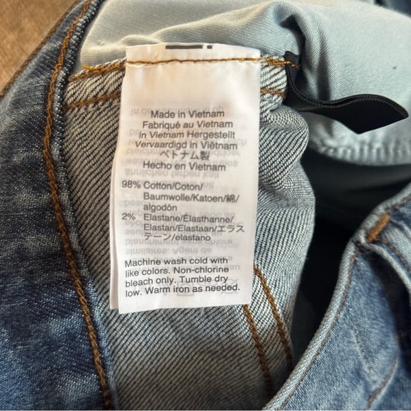 Madewell Cali Demi-Boot Frayed Leg Cotton Blend Jeans Size 28 - Picture 8 of 8